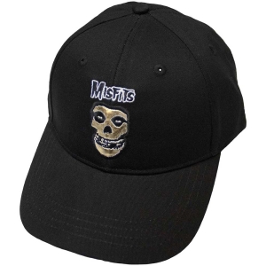 The Misfits - Logo & Gold Fiend Bl Baseball C i gruppen MERCHANDISE / Merch / Punk hos Bengans Skivbutik AB (5532970)