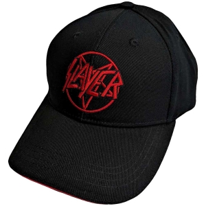 Slayer - Pentagram Logo Bl Baseball C i gruppen MERCHANDISE / Merch / Metal hos Bengans Skivbutik AB (5533024)