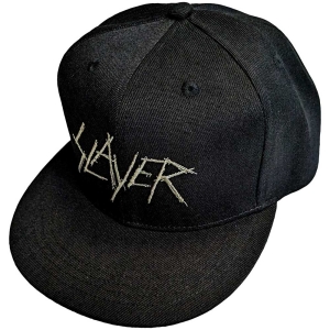 Slayer - Scratchy Logo Bl Snapback C i gruppen MERCHANDISE / Merch / Metal hos Bengans Skivbutik AB (5533026)