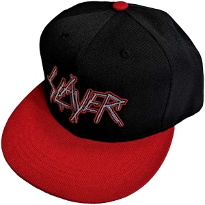 Slayer - Dripping Logo Outline Red/Bl Snapback C i gruppen MERCHANDISE / Merch / Metal hos Bengans Skivbutik AB (5533027)