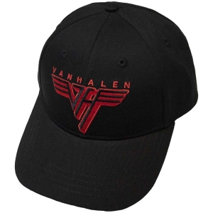 Van Halen - Classic Red Logo Bl Baseball C i gruppen MERCHANDISE / Merch / Metal hos Bengans Skivbutik AB (5533136)