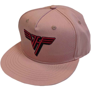 Van Halen - Classic Red Logo Pink Snapback C i gruppen MERCHANDISE / Merch / Metal hos Bengans Skivbutik AB (5533138)