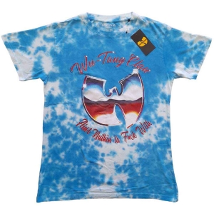 Wu-Tang Clan - Antfw Uni Blue Dip-Dye i gruppen MERCH / T-Shirt / Rockoff_Nya April24 hos Bengans Skivbutik AB (5533311r)