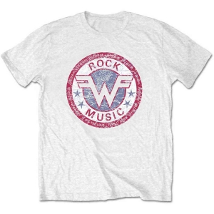 Weezer - Packaged Rock Music Uni Wht i gruppen MERCH / T-Shirt / Rockoff_Nya April24 hos Bengans Skivbutik AB (5533466r)