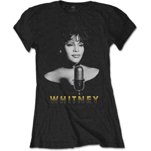 Whitney Houston - B&W Photo Lady Bl i gruppen MERCHANDISE / T-shirt / Pop-Rock hos Bengans Skivbutik AB (5533467r)