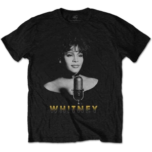 Whitney Houston - B&W Photo Uni Bl i gruppen MERCHANDISE / T-shirt / Pop-Rock hos Bengans Skivbutik AB (5533468r)