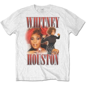 Whitney Houston - 90S Homage Uni Wht i gruppen MERCHANDISE / T-shirt / Pop-Rock hos Bengans Skivbutik AB (5533469r)