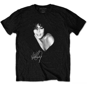 Whitney Houston - B&W Photo Uni Bl i gruppen MERCHANDISE / T-shirt / Pop-Rock hos Bengans Skivbutik AB (5533471r)