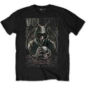 Volbeat - Goat With Skull Uni Bl i gruppen MERCHANDISE / T-shirt / Metal hos Bengans Skivbutik AB (5533601r)