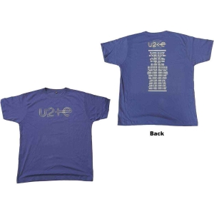 U2 - I+E 2015 Tour Dates Uni Blue  2 i gruppen MERCHANDISE / T-shirt / Pop-Rock hos Bengans Skivbutik AB (5533710)