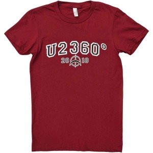 U2 - 360 Degree Tour 2010 Logo Lady Red i gruppen MERCHANDISE / T-shirt / Pop-Rock hos Bengans Skivbutik AB (5533746)