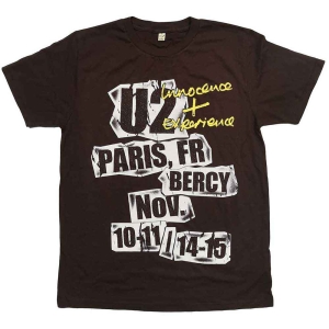 U2 - I+E Paris Event 2015 Uni Brown i gruppen MERCH / T-Shirt / Rockoff_Nya April24 hos Bengans Skivbutik AB (5533786r)