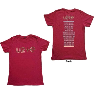 U2 - I+E 2015 Tour Dates Uni Maroon i gruppen MERCH / T-Shirt / Rockoff_Nya April24 hos Bengans Skivbutik AB (5533809r)