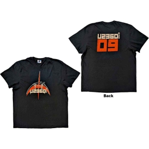 U2 - 360 Degree Tour 2009 Orange Logo Uni Bl i gruppen MERCH / T-Shirt / Rockoff_Nya April24 hos Bengans Skivbutik AB (5533834r)