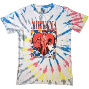 Nirvana - Heart Uni Wht Dip-Dye i gruppen MERCH / T-Shirt / Rockoff_Nya April24 hos Bengans Skivbutik AB (5534153r)