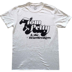 Tom Petty - Logo Uni Wht i gruppen MERCH / T-Shirt / Rockoff_Nya April24 hos Bengans Skivbutik AB (5534175r)