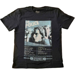 The Police - Reggatta 8 Track Uni Bl i gruppen MERCH / T-Shirt / Rockoff_Nya April24 hos Bengans Skivbutik AB (5534187r)