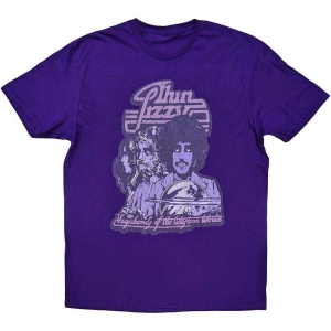 Thin Lizzy - Votww Mono Distressed Uni Purp i gruppen MERCH / T-Shirt / Rockoff_Nya April24 hos Bengans Skivbutik AB (5534196r)