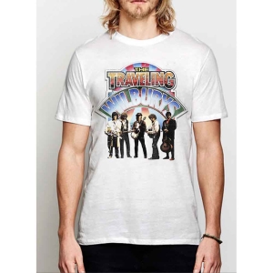 Travelling Wilburys - Band Photo Uni Wht i gruppen MERCH / T-Shirt / Rockoff_Nya April24 hos Bengans Skivbutik AB (5534214r)