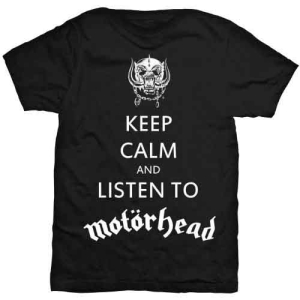 Motorhead - Keep Calm Uni Bl i gruppen MERCH / T-Shirt / Rockoff_Nya April24 hos Bengans Skivbutik AB (5534440r)