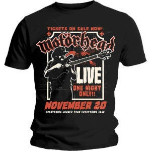 Motorhead - Lemmy Firepower Uni Bl i gruppen MERCH / T-Shirt / Rockoff_Nya April24 hos Bengans Skivbutik AB (5534458r)