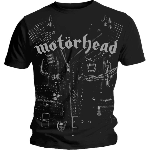 Motorhead - Leather Jacket Uni Bl i gruppen MERCH / T-Shirt / Rockoff_Nya April24 hos Bengans Skivbutik AB (5534460r)