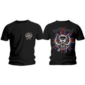 Motorhead - British Warpig & Logo Uni Bl i gruppen MERCH / T-Shirt / Rockoff_Nya April24 hos Bengans Skivbutik AB (5534463r)