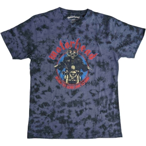 Motorhead - Born To Lose Biker Uni Navy Dip-Dye i gruppen MERCH / T-Shirt / Rockoff_Nya April24 hos Bengans Skivbutik AB (5534476r)