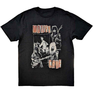 Motley Crue - Vintage Pink Collage Uni Bl i gruppen MERCH / T-Shirt / Rockoff_Nya April24 hos Bengans Skivbutik AB (5534696r)