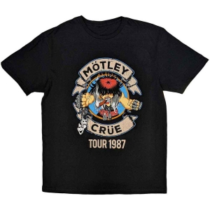 Motley Crue - Girls Girls Girls Tour '87 Uni Bl i gruppen MERCH / T-Shirt / Rockoff_Nya April24 hos Bengans Skivbutik AB (5534700r)