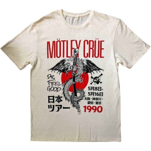 Motley Crue - Dr Feelgood Japanese Tour '90 Uni Natrl i gruppen MERCH / T-Shirt / Rockoff_Nya April24 hos Bengans Skivbutik AB (5534702r)