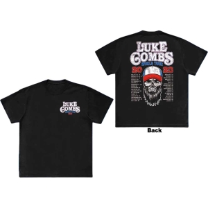 Luke Combs - Tour '23 Skull Uni Bl i gruppen MERCHANDISE / T-shirt / Country hos Bengans Skivbutik AB (5534963r)