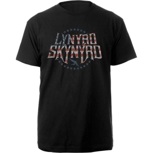 Lynyrd Skynyrd - Stars & Stripes Uni Bl i gruppen MERCH / T-Shirt / Rockoff_Nya April24 hos Bengans Skivbutik AB (5534967r)