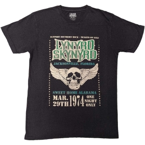 Lynyrd Skynyrd - Winged Skull Uni Bl i gruppen MERCH / T-Shirt / Rockoff_Nya April24 hos Bengans Skivbutik AB (5534973r)