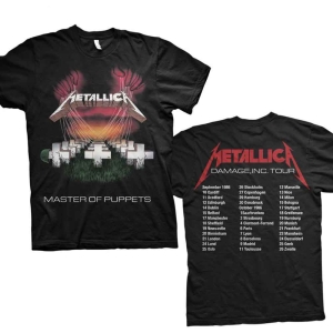 Metallica - Master Of Puppets European Tour '86 Uni i gruppen MERCH / T-Shirt / Rockoff_Nya April24 hos Bengans Skivbutik AB (5534985r)