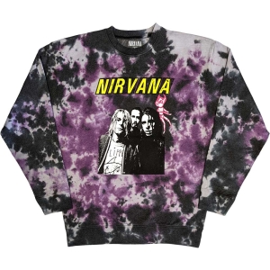 Nirvana - Flipper Uni Grey Dip-Dye Sw i gruppen MERCH / T-Shirt / Rockoff_Nya April24 hos Bengans Skivbutik AB (5535344r)