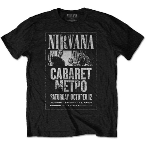 Nirvana - Cabaret Metro Uni Bl i gruppen MERCH / T-Shirt / Rockoff_Nya April24 hos Bengans Skivbutik AB (5535357r)