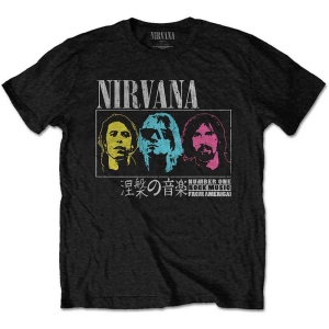 Nirvana - Japan! Uni Bl i gruppen MERCH / T-Shirt / Rockoff_Nya April24 hos Bengans Skivbutik AB (5535359r)