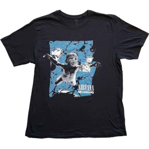 Nirvana - Nevermind Cracked Uni Bl i gruppen MERCH / T-Shirt / Rockoff_Nya April24 hos Bengans Skivbutik AB (5535635r)