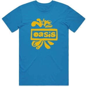 Oasis - Drawn Logo Uni Blue i gruppen MERCH / T-Shirt / Rockoff_Nya April24 hos Bengans Skivbutik AB (5535638r)