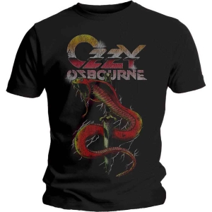 Ozzy Osbourne - Vintage Snake Uni Bl i gruppen MERCH / T-Shirt / Rockoff_Nya April24 hos Bengans Skivbutik AB (5535645r)