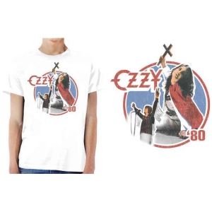 Ozzy Osbourne - Blizzard Of Ozz '80 Uni Wht i gruppen MERCH / T-Shirt / Rockoff_Nya April24 hos Bengans Skivbutik AB (5535650r)