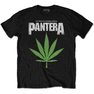 Pantera - Whiskey 'N Weed Uni Bl i gruppen MERCH / T-Shirt / Rockoff_Nya April24 hos Bengans Skivbutik AB (5535664r)