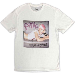 P!Nk - Missundaztood Uni Wht i gruppen MERCH / T-Shirt / Rockoff_Nya April24 hos Bengans Skivbutik AB (5535672r)