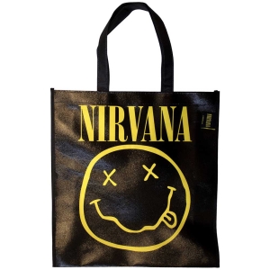 Nirvana - Yellow Smiley Bl Eco B i gruppen MERCHANDISE / Merch / Metal hos Bengans Skivbutik AB (5535706)