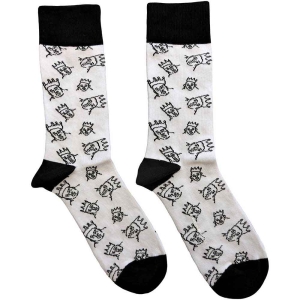 Biggie Smalls - Hand-Drawn Uni Wht Socks (Eu 40-45) i gruppen MERCHANDISE / Merch / Hip Hop-Rap hos Bengans Skivbutik AB (5536105)