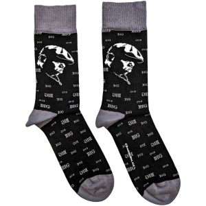 Biggie Smalls - Side Portrait Uni Bl Socks (Eu 40-45) i gruppen MERCHANDISE / Merch / Hip Hop-Rap hos Bengans Skivbutik AB (5536106)