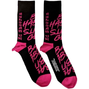 Ed Sheeran - Bad Habits Uni Bl Socks (Eu 40-45) i gruppen MERCHANDISE / Merch / Pop-Rock hos Bengans Skivbutik AB (5536111)