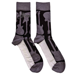 Eric Clapton - Guitars Uni Grey Socks (Eu 40-45) i gruppen MERCHANDISE / Merch / Blues hos Bengans Skivbutik AB (5536113)