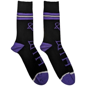 Him - Heartagram & Logo Uni Bl Socks (Eu 40-45 i gruppen Minishops / Him hos Bengans Skivbutik AB (5536122)